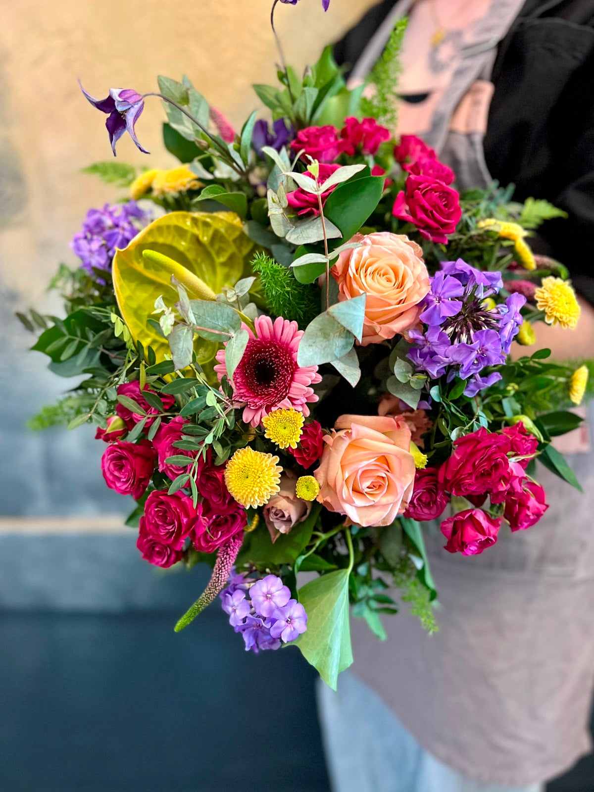 Country Garden Flower Bouquet detail