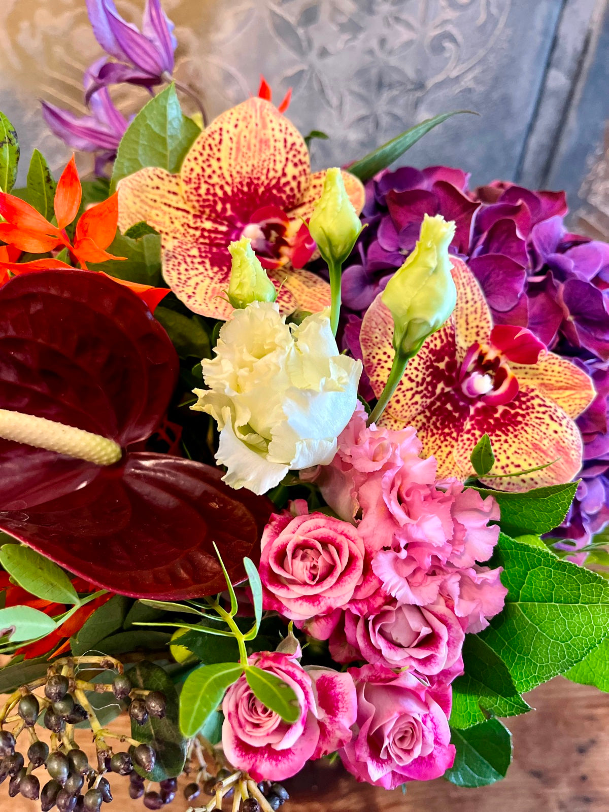 Autumn Country Garden Flower Arrangement