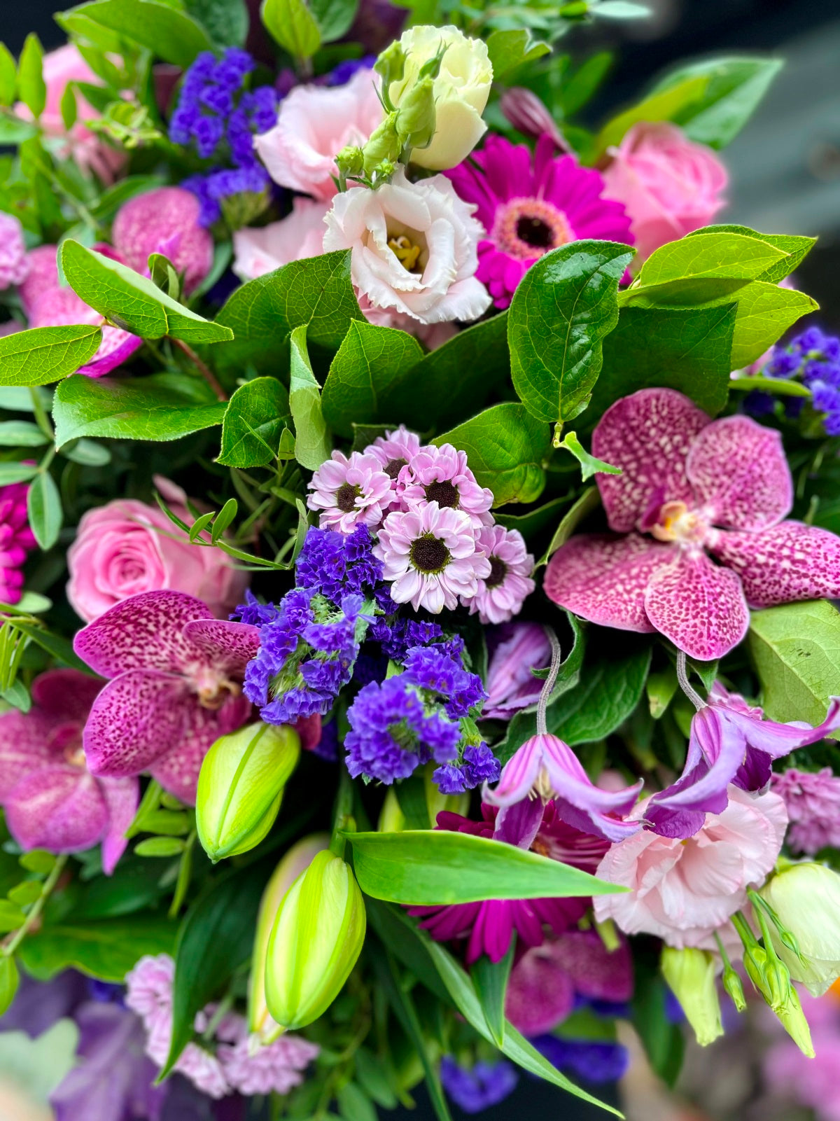 Luxury Bouquet in Shades of Pink detail