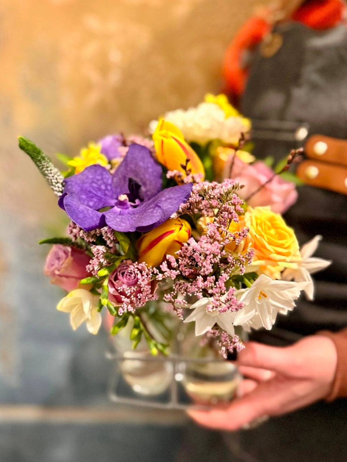 Spring Blooms in Bottles