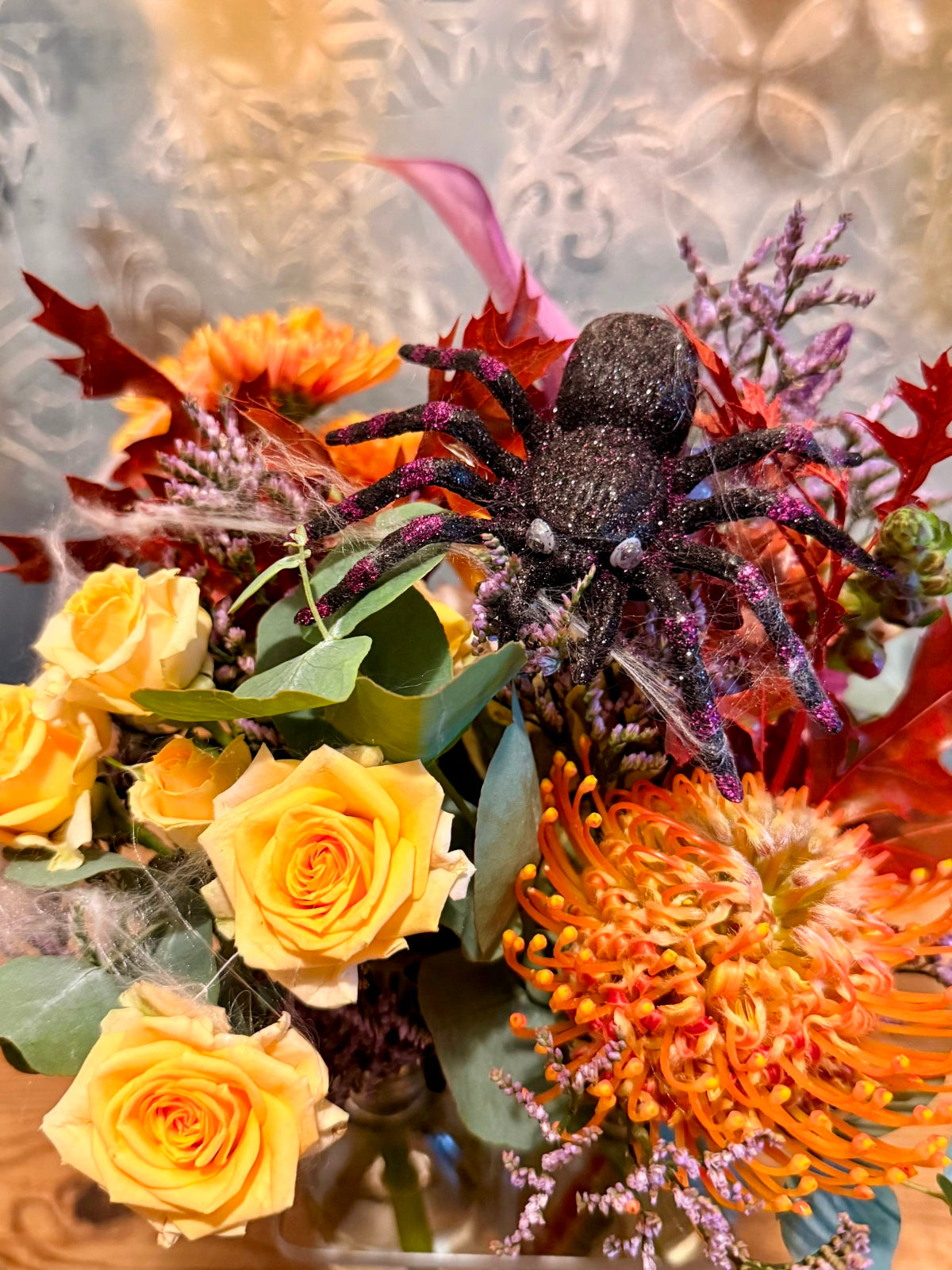 Halloween Flower Bouquet Close Ip