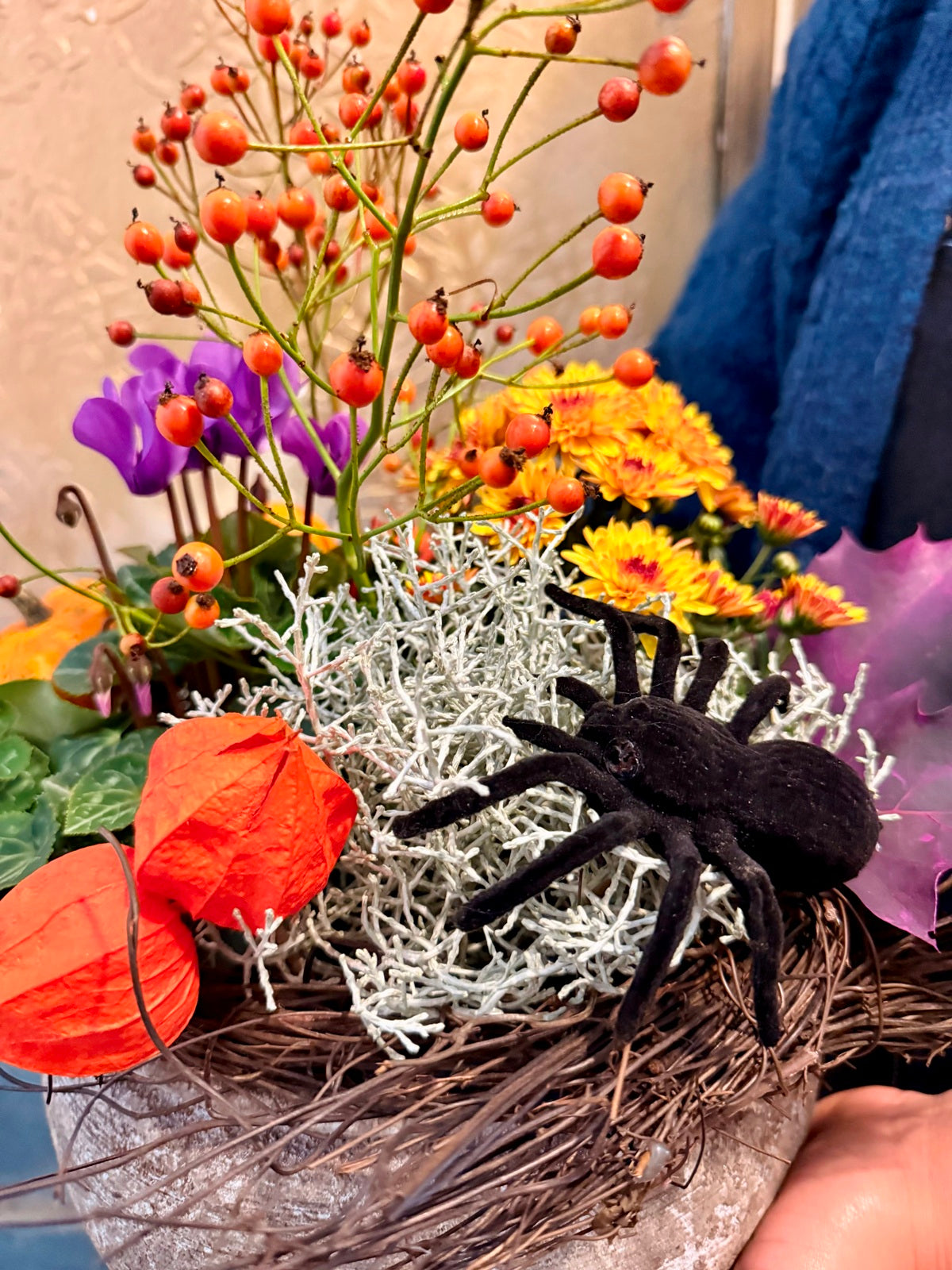 Halloween Planter Close Up