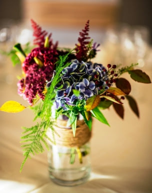 Beautiful flower arrangement in a vase