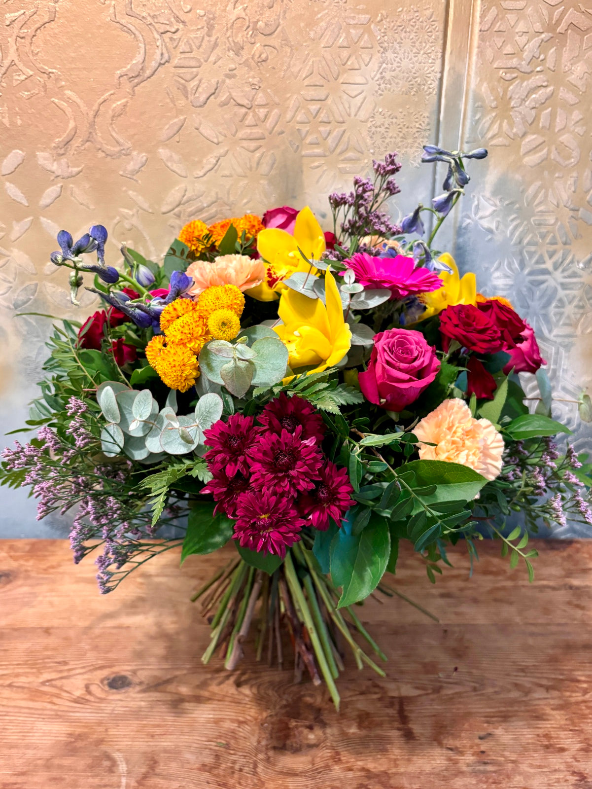 Vibrant flower bouquet from our flower shop dublin