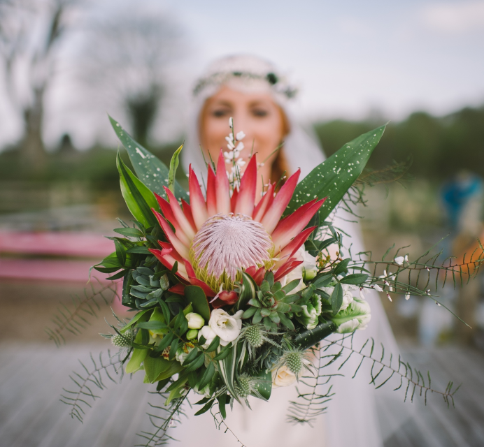 Stunning bridal bouquet