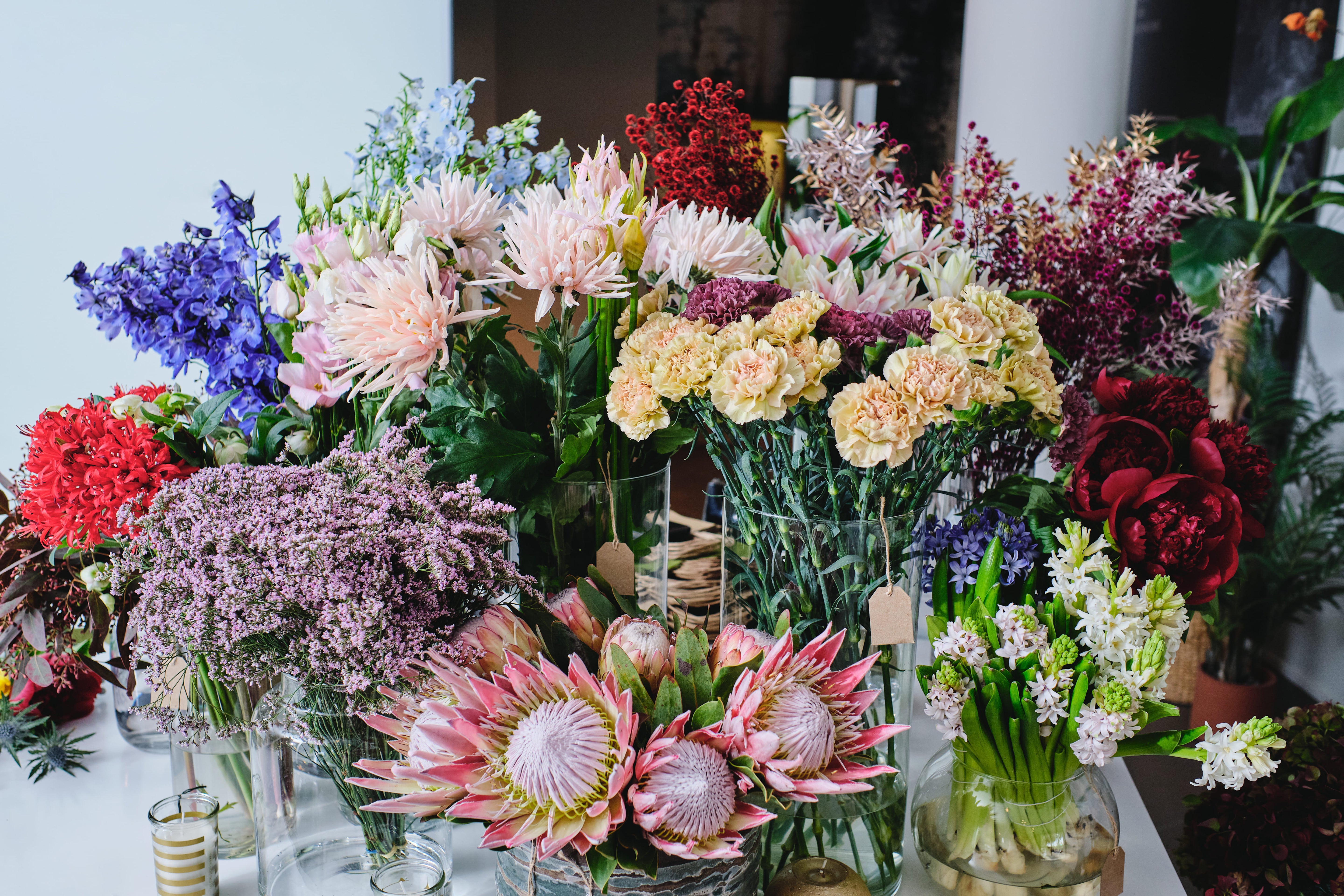 Bright bouquets by Blooming Amazing Flower Company