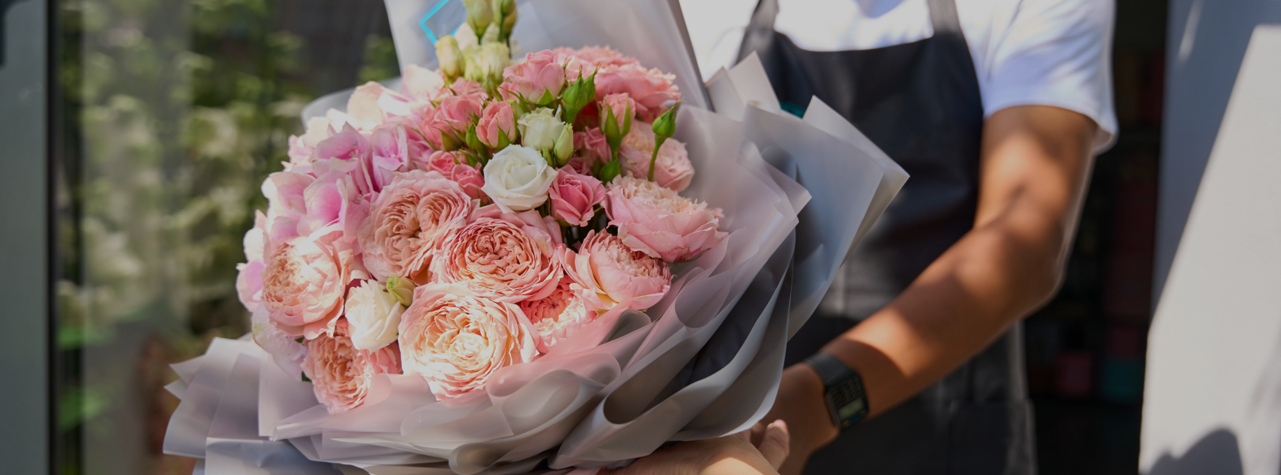 Pink and White Flower Bouquet - Blooming Amazing Flower Company