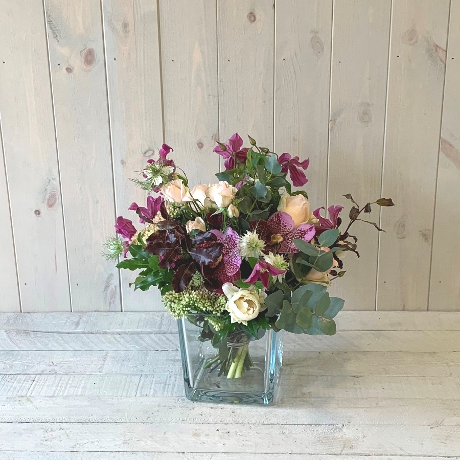 Clematis and Roses Spring Arrangement