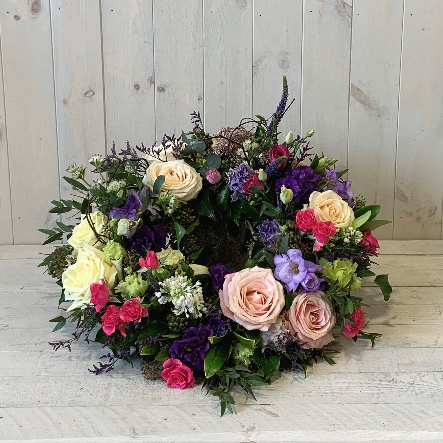 Colourful funeral tributes. Designed in Ranelagh and delivered across Dublin or order to collect