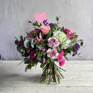 A flower bouquet for Mothers Day - designed and delivered in Dublinivered in Dublin. A flower bouquet