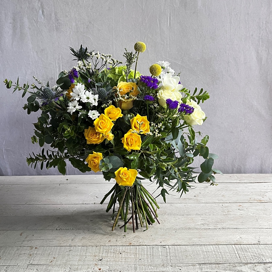 Scented spring flower bouquet designed by expert florists in Ranelagh for delivery in Dublin