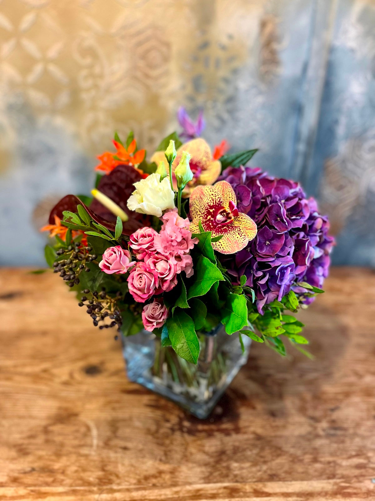 Autumn Country Garden Flower Arrangement