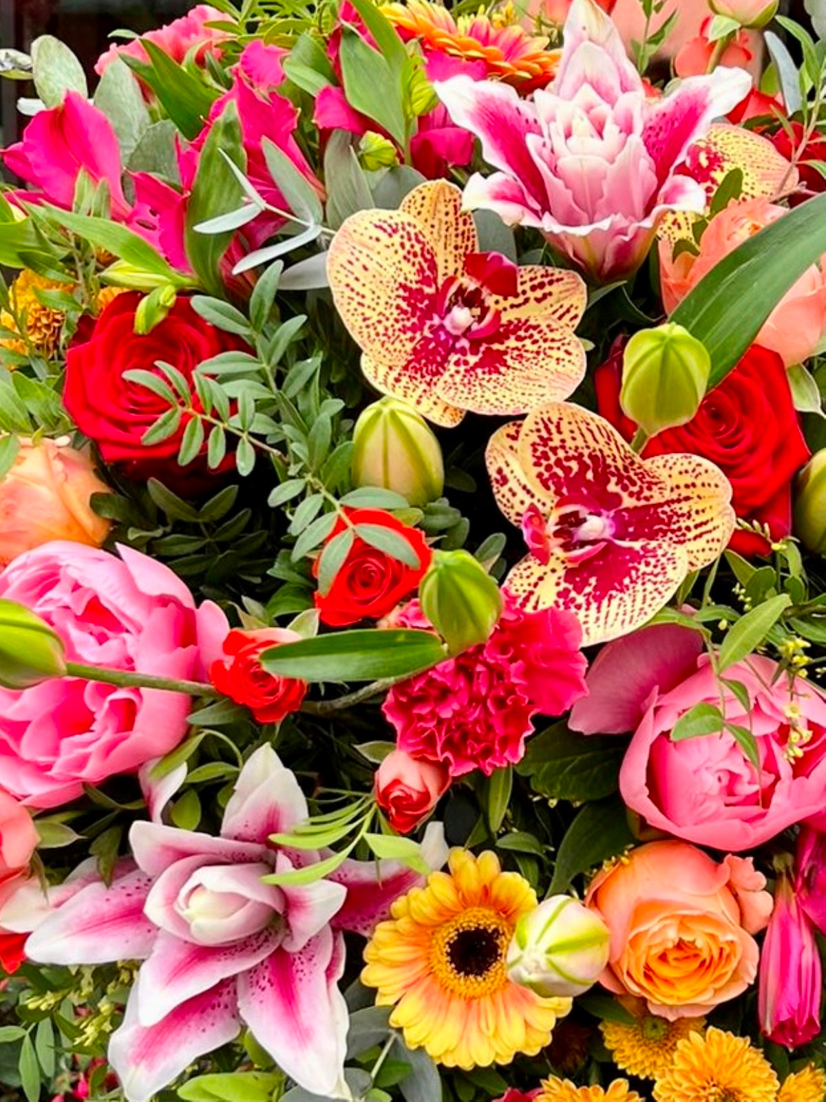 Luxury Pink Lily and Orchid Bouquet