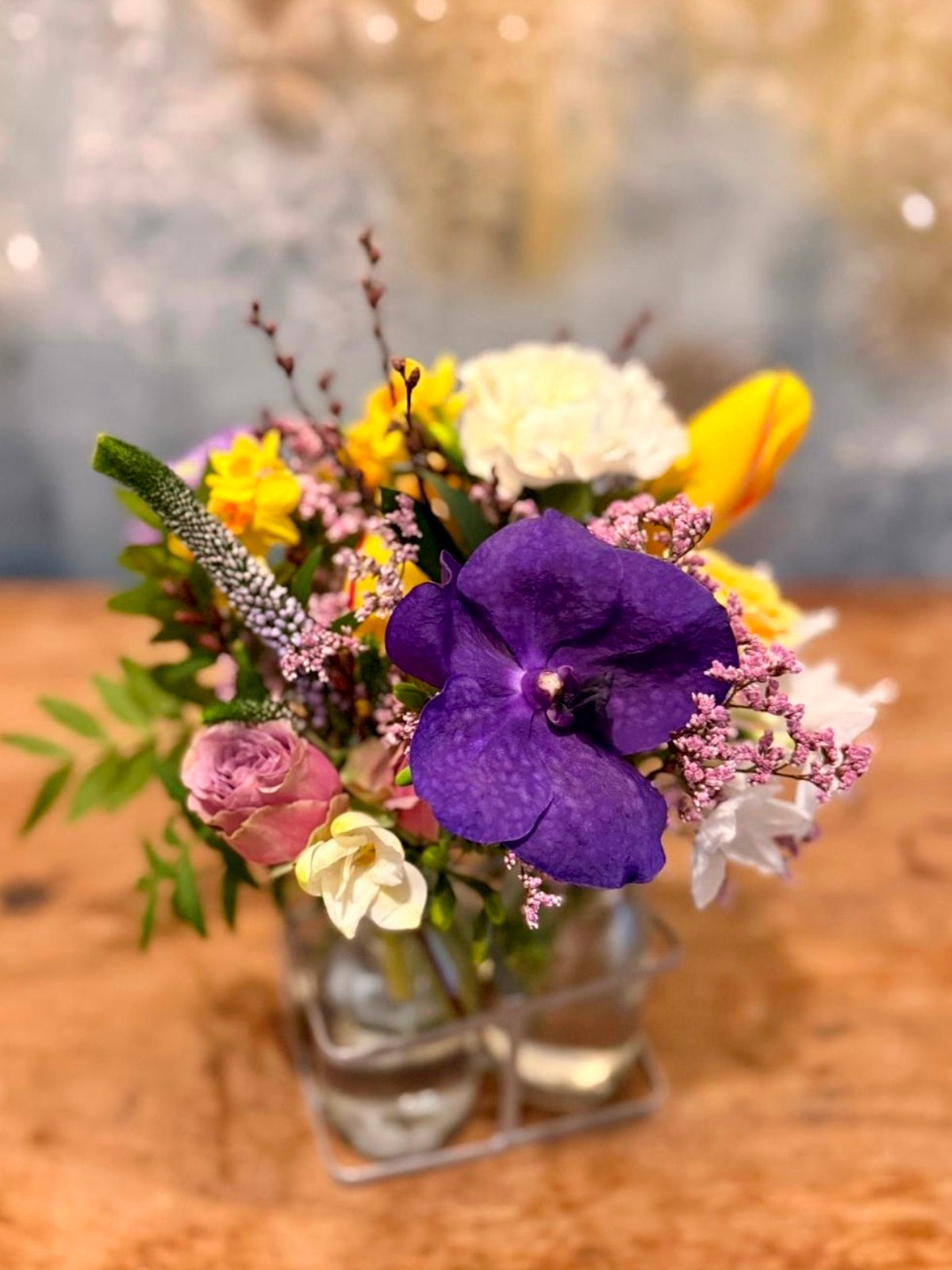 Spring Blooms in Bottles