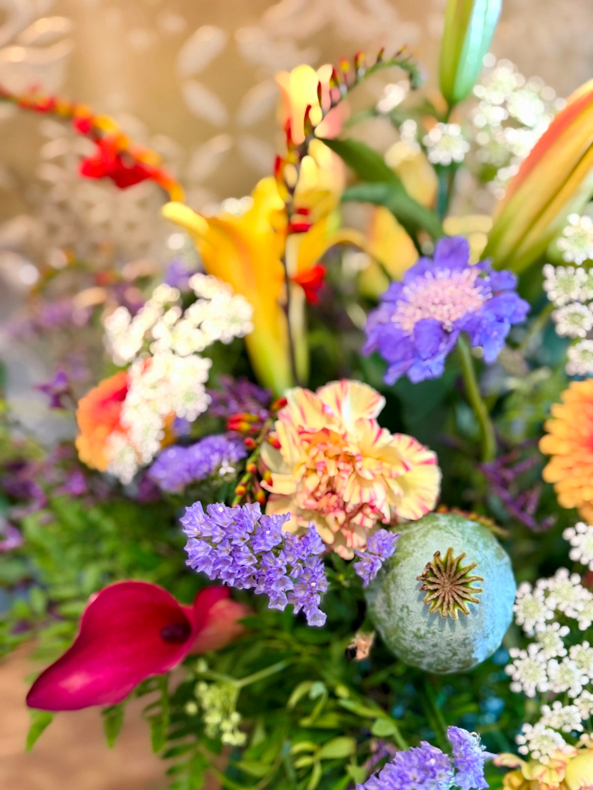 Wild Style Summer Bouquet Close Up