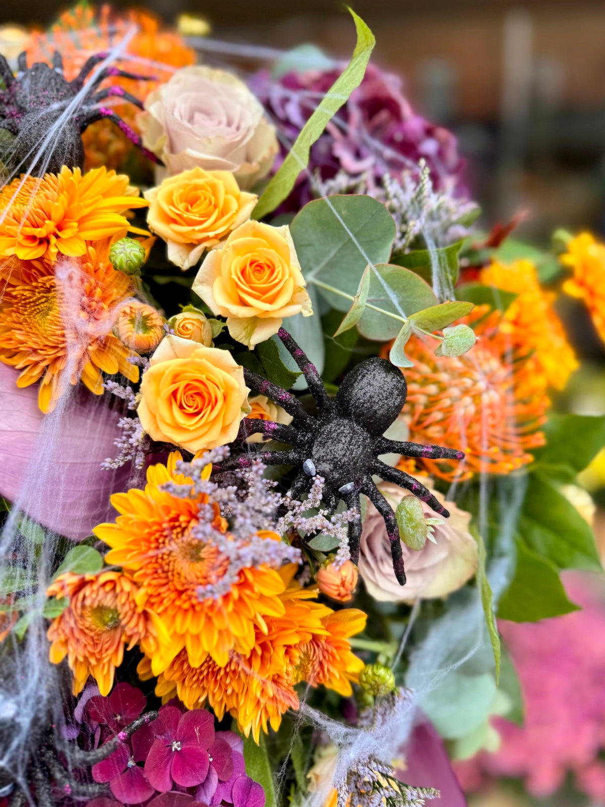 Luxury Halloween Bouquet detail