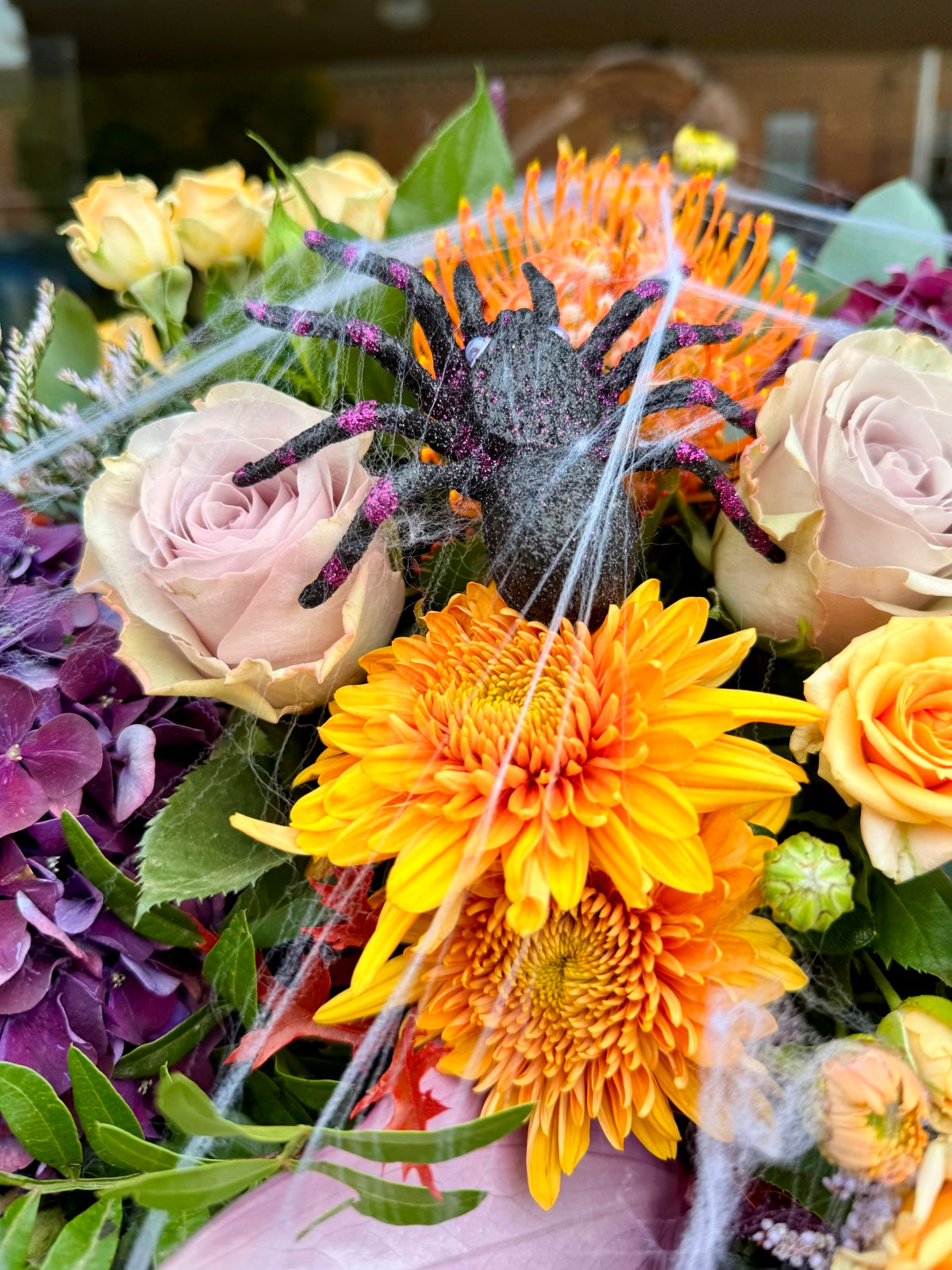 Luxury Halloween Bouquet closeup