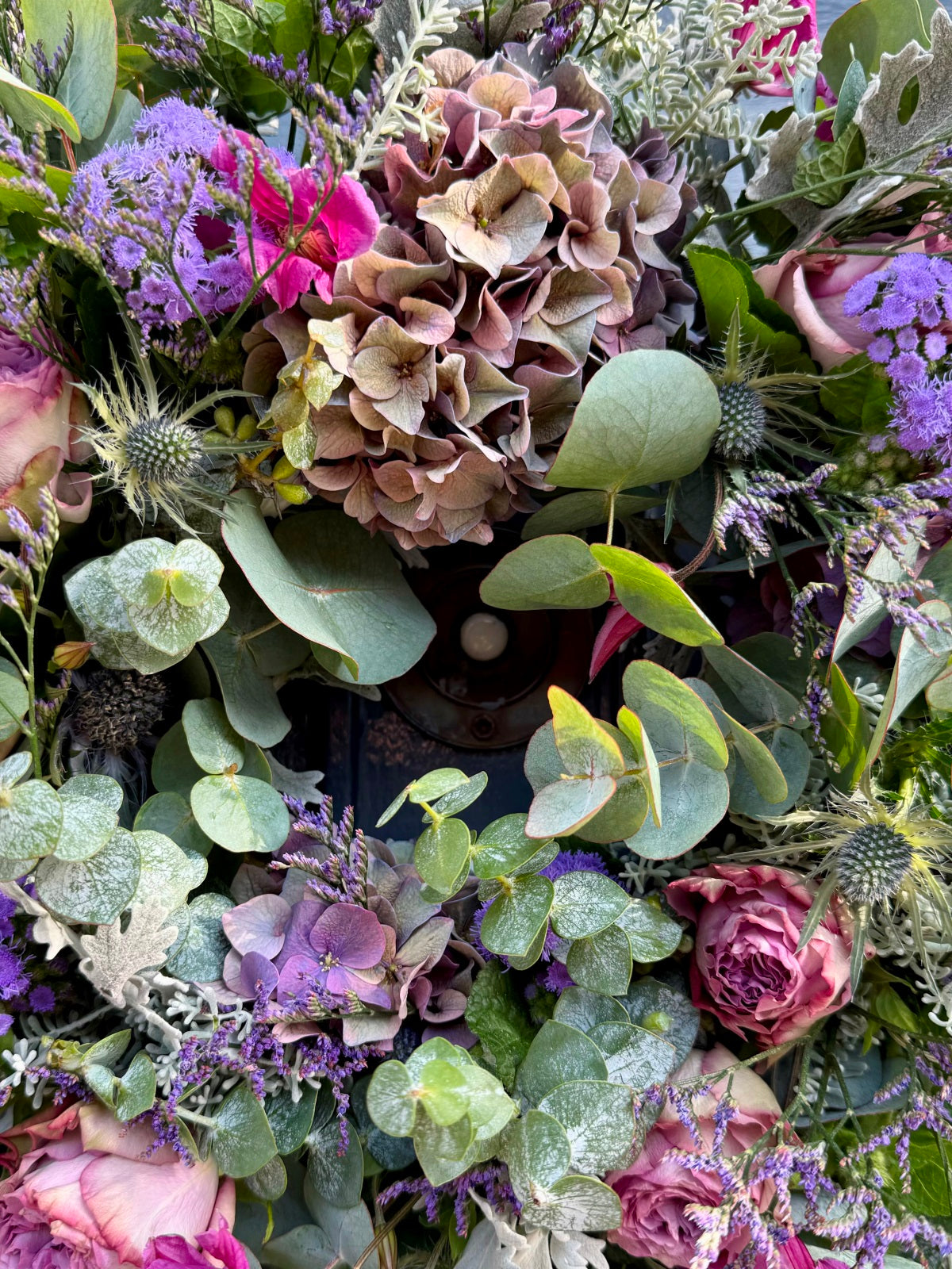 Fresh Winter Door Wreath