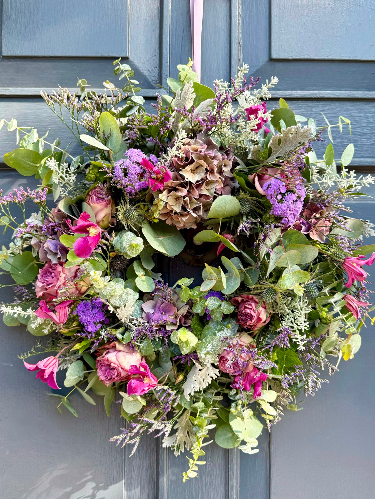 Fresh Winter Door Wreath