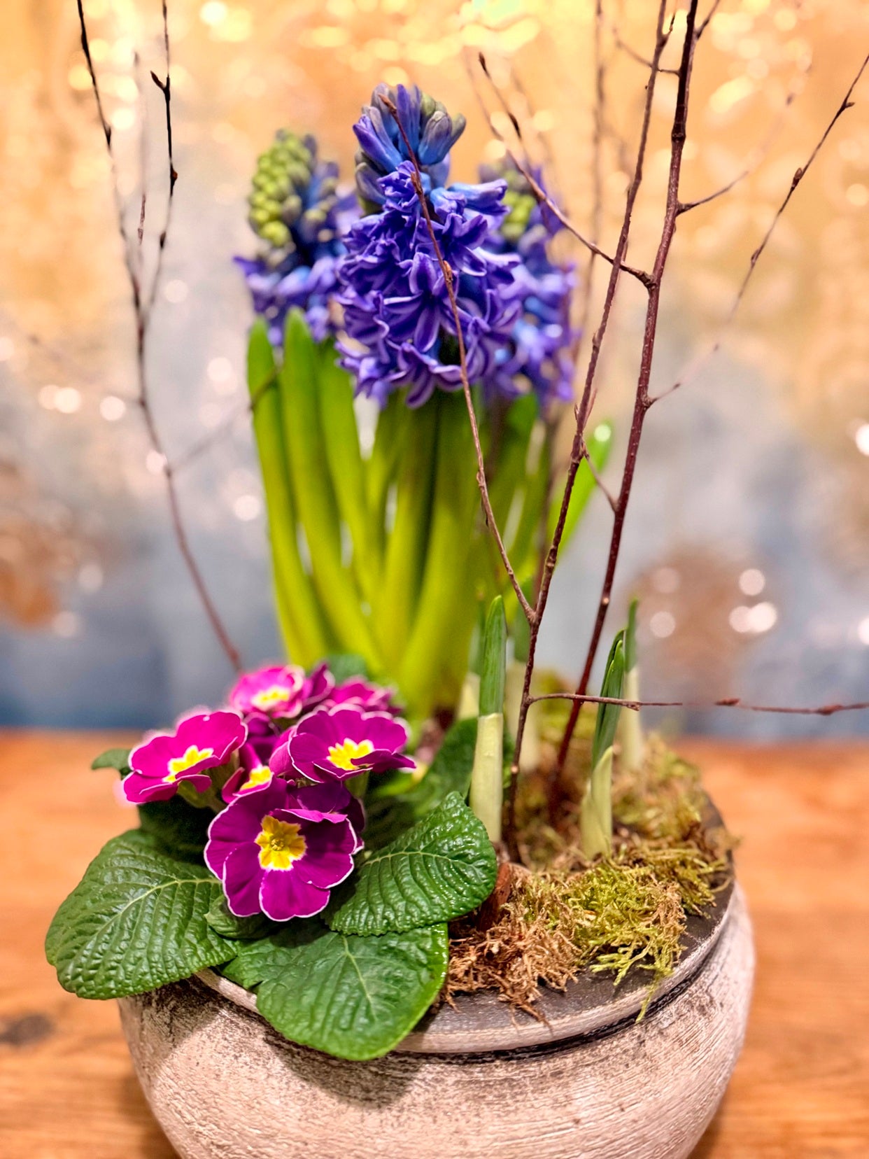 Scented Spring Planter Closeup